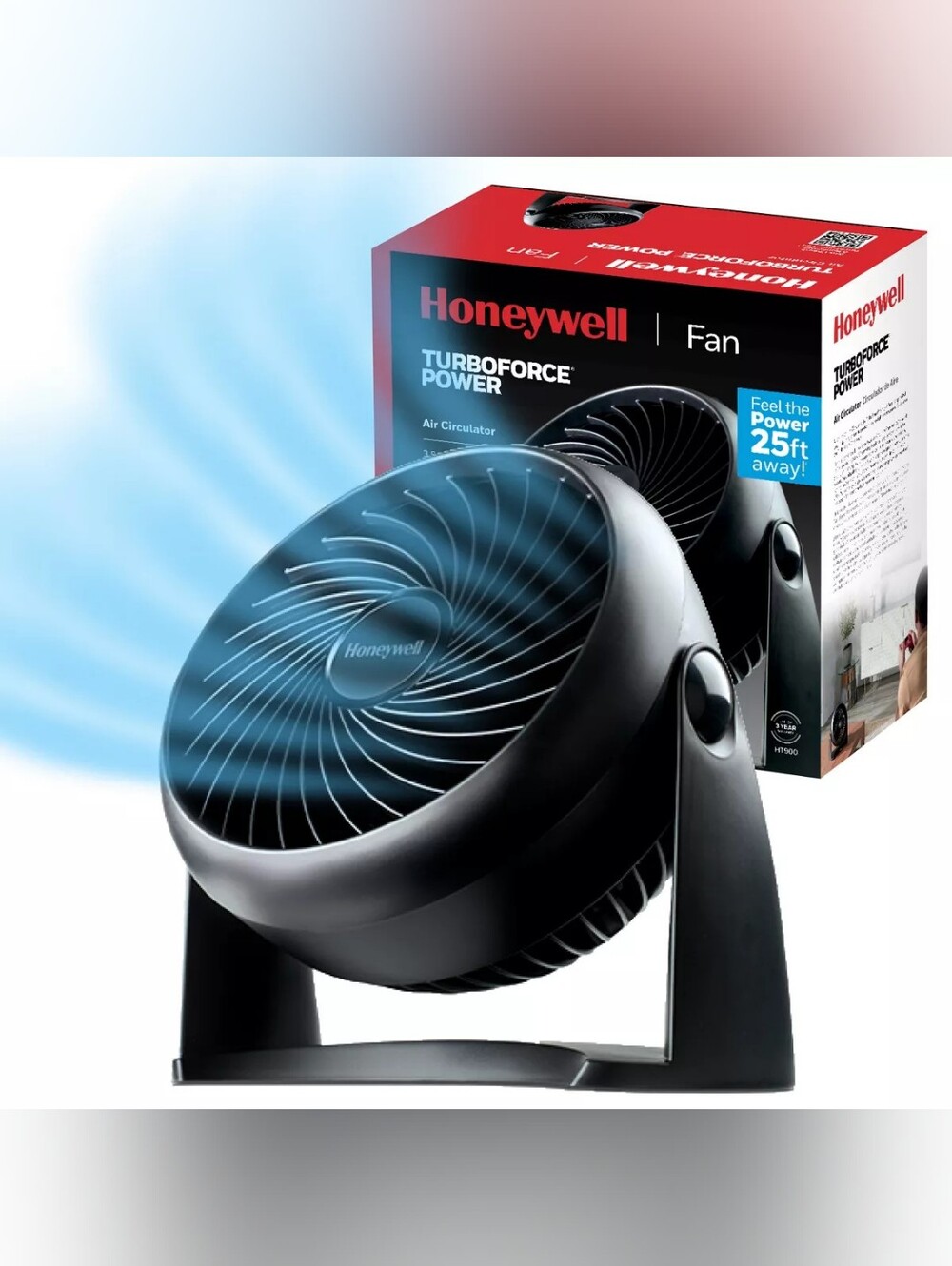 Honeywell TurboForce Portable Fan - Black HT900